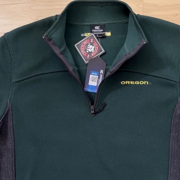 Oregon Ducks Jacket Pullover 1/4 Zip NCAA Colosseum Athletics New NWT - Picture 3 of 6